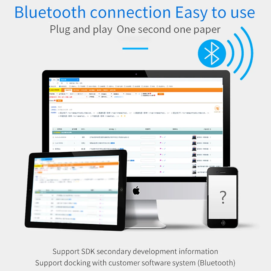

Беспроводной термопринтер этикеток SIHAO 40-80 мм, портативный, с Bluetooth, для логистики, транспортировки и печати штрихкодов