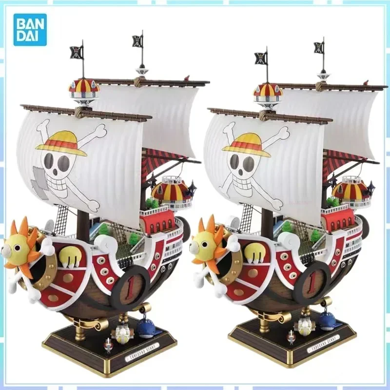 Bandai Original ONE PIECE Thousand-Sunny Land of Wano Anime Action Figure Assembled Model Kit Collection Toy Gift for Kids