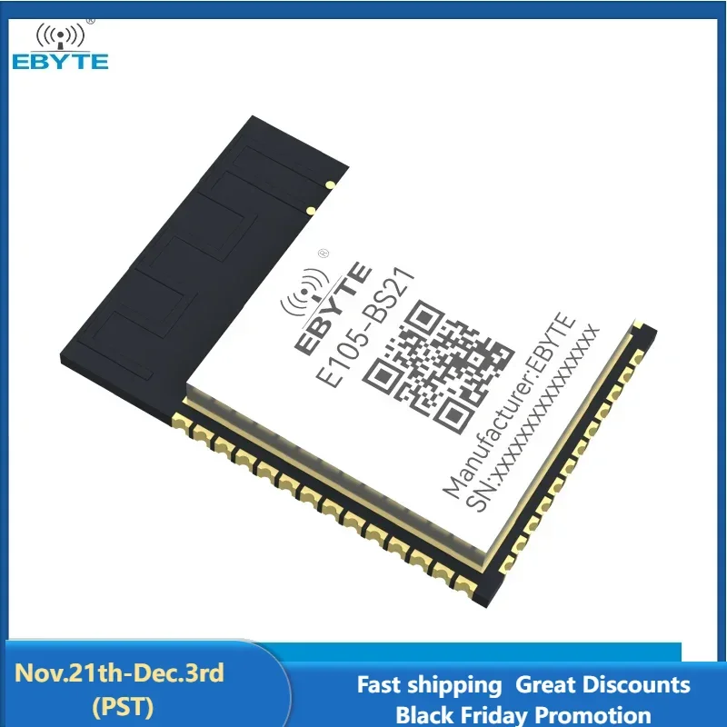 2.4GHz NearLink SLE Module BS21 Chip BLE5.2 Wireless Transmission Low Power Consumption 270m EBYTE E105-BS21 Series