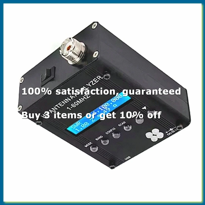 Tools Antenna Analyzer,Bluetooth Digital Shortwave Antenna Analyzer MR300 Output 2.0V Pp Typical Adjustable Meter Tester-DT30