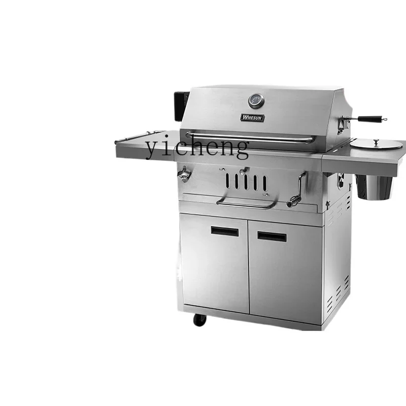 

ZK BBQ Grill Открытый Корейская Вилла Из Нержавеющей Стали Утолщенный Большой Угольный Гриль Для Барбекю