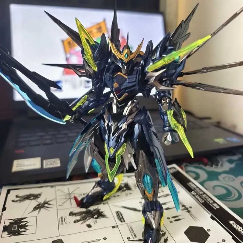 Wen Zhong'S Finished Alloy Skeleton National Innovation Mecha Model, Star Armor Will Be Passed On As A Gift Toy