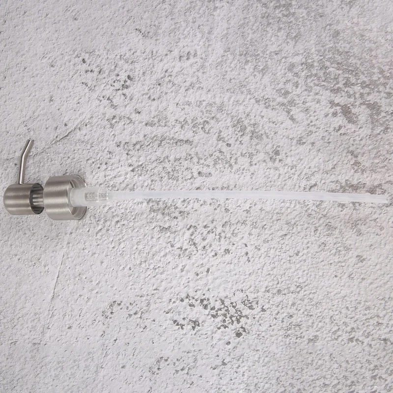 

5Pcs Stainless Steel Soap Pump Replacement 28 Teeth Metal Bottle Nozzles Lotion Dispenser Head