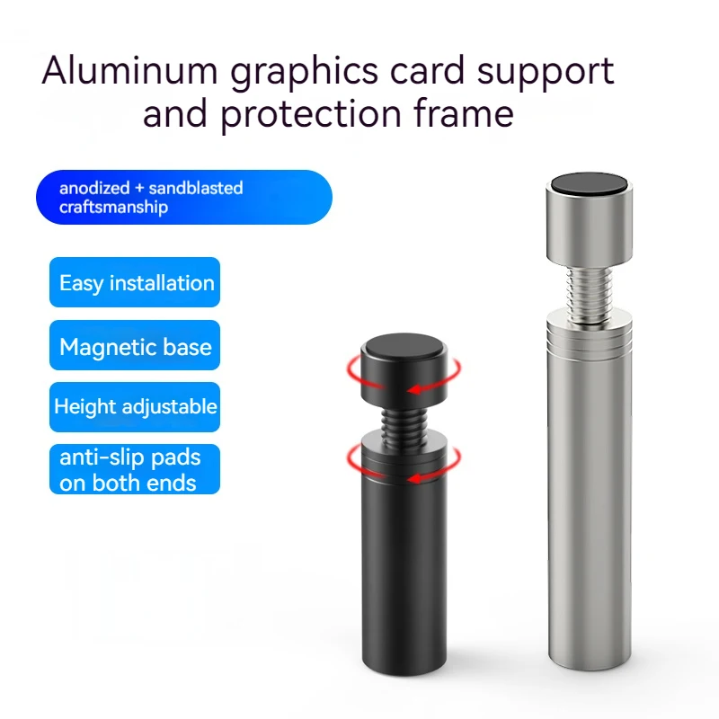 Graphics Card Support GPU Bracket Magnetic Protection Video Card Holder Stand Graphics Card Brace Computer Desktop Accessories