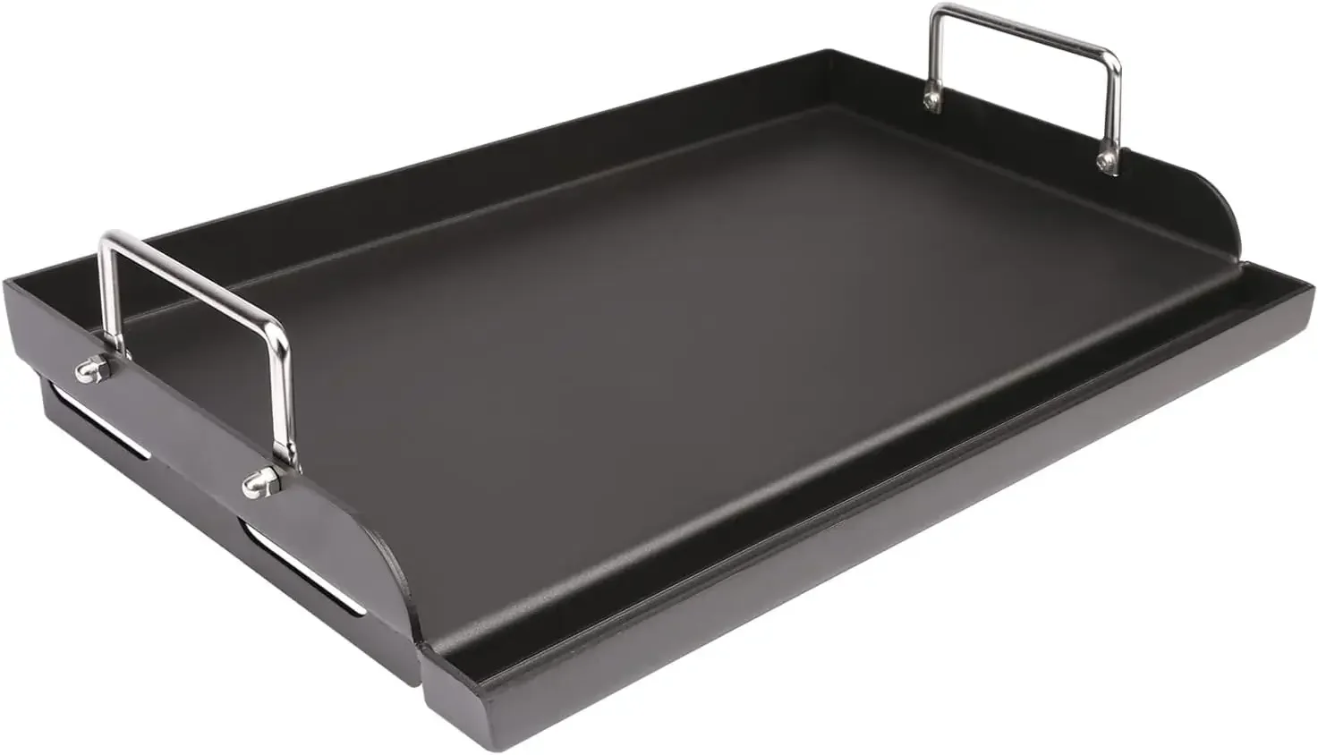 Large Nonstick Cast Iron Griddle Insert for Outdoor Gas Grill, Heavier Flat Top Griddle Cooking