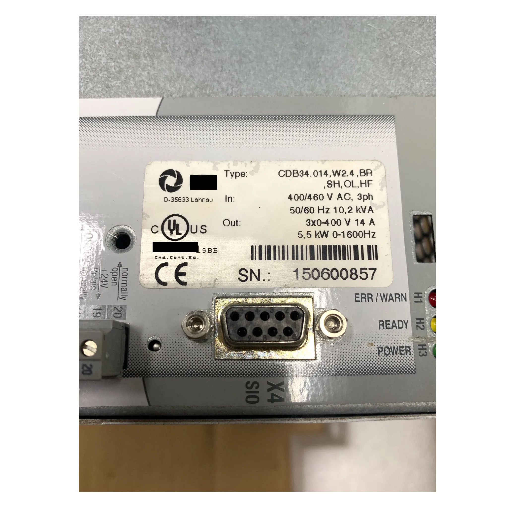 Servo Drive CDB34.014.W2.4.BR.SH.OL.HF Com garantia