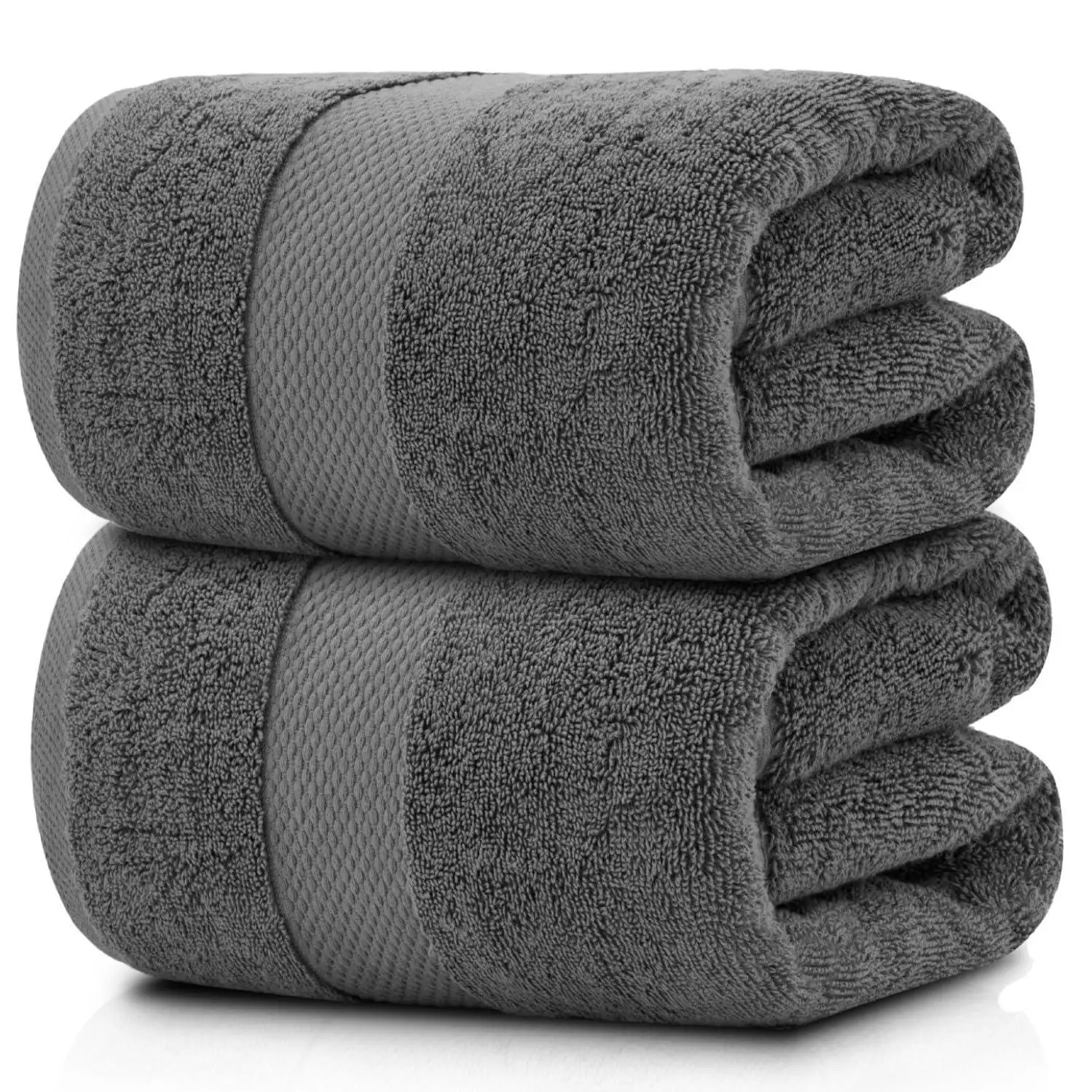 

Luxury Soft Bath Sheet Towels 650 GSM Cotton Luxury Bath Towels Extra Large 35x70 inch Highly Absorbent and Quick Dry Dark Grey