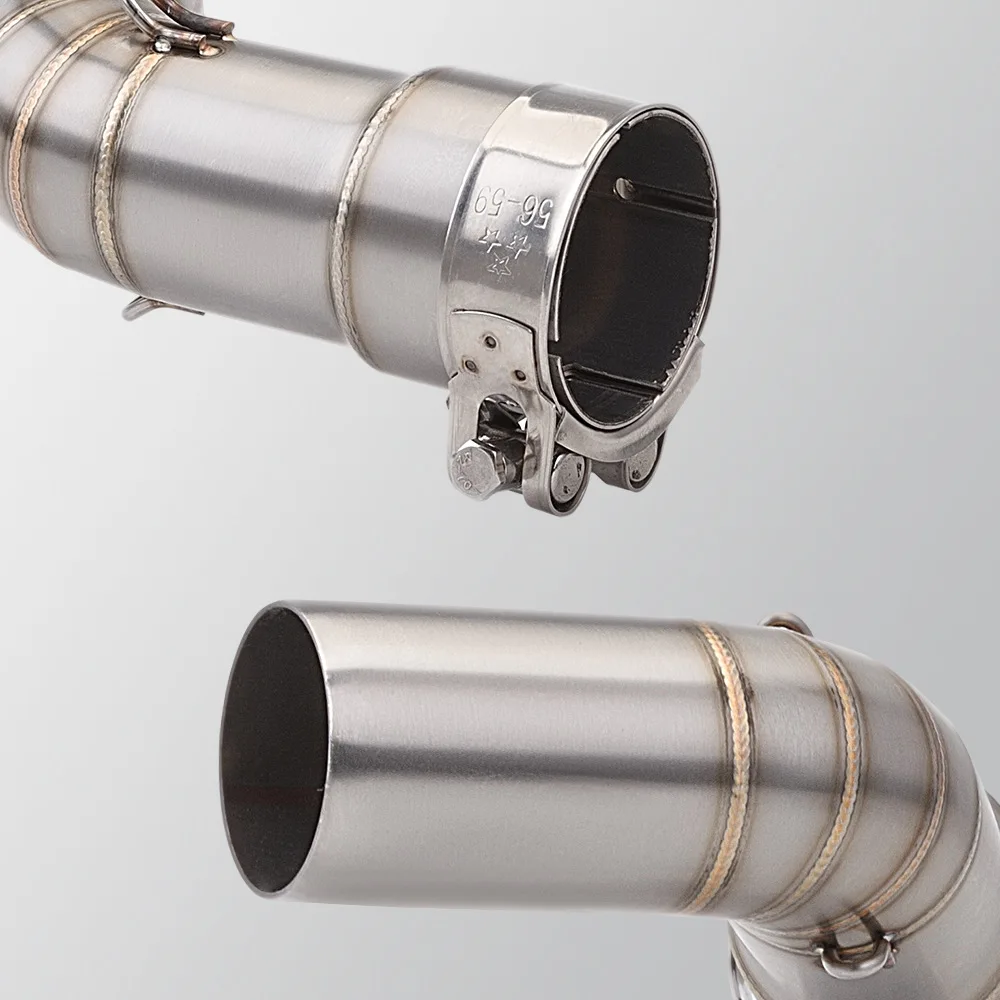 لسوزوكي فولت ستروم DL 1000 2014-2019 فولت ستروم فستروم 1000 1050 DL1000 DL1050 الهروب الانزلاق على دراجة نارية العادم الخمار وصلة الأنابيب #6