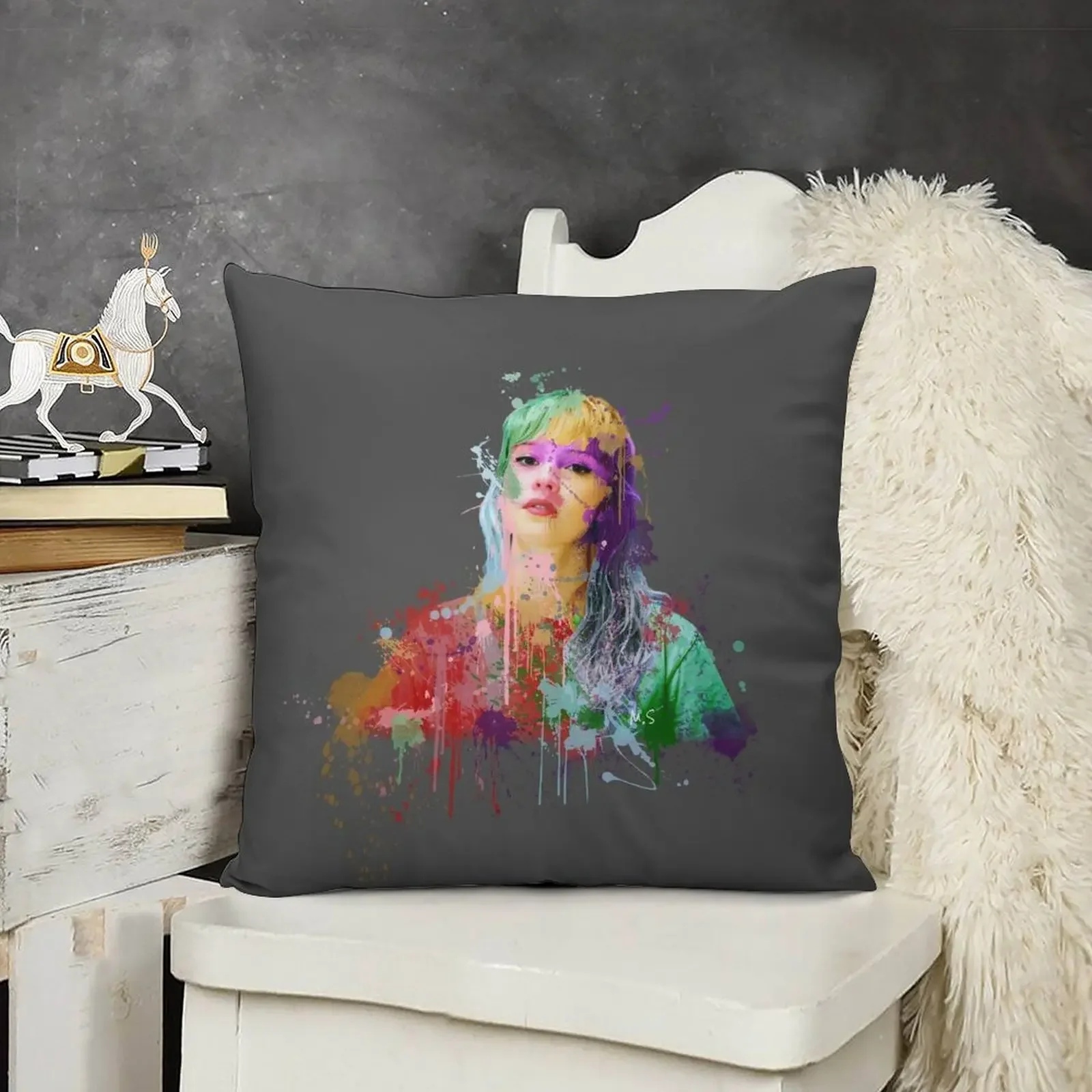

Angèle Murciano style Throw Pillow Decorative Cushion Pillowcases Cushion Covers Sofa Plaid Sofa pillow