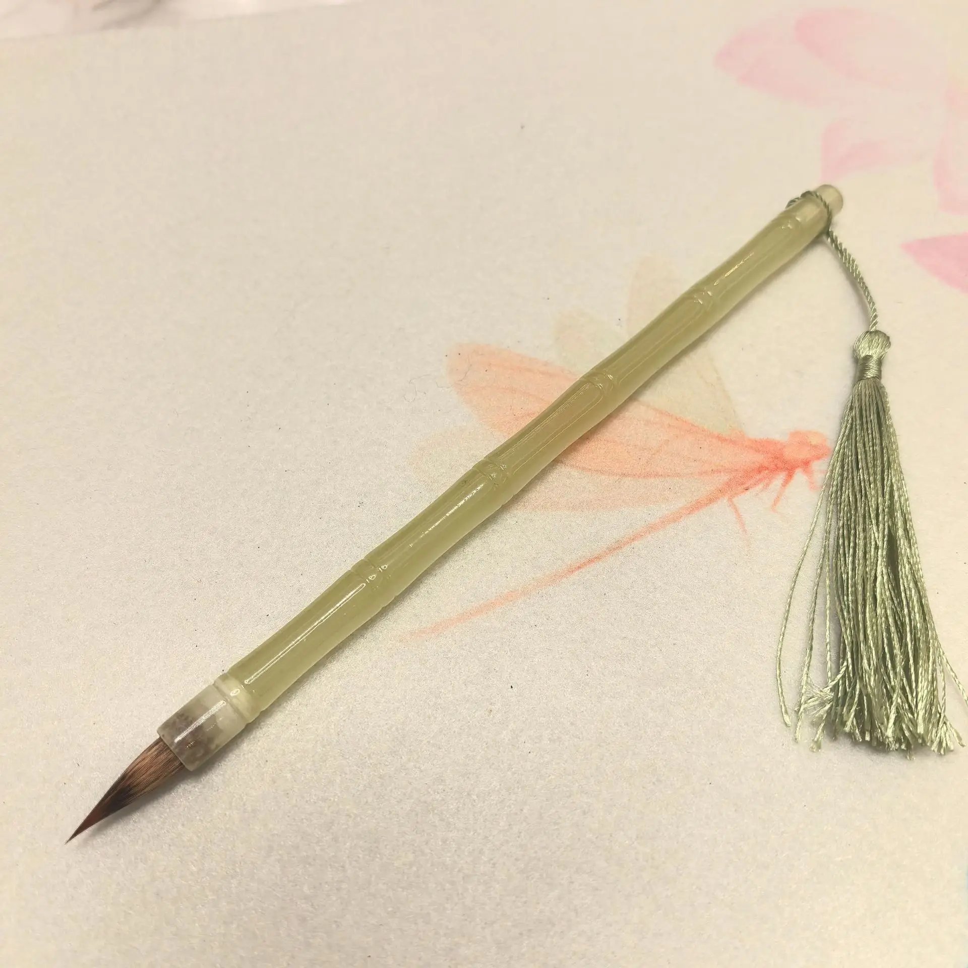 Chinese Traditional Art Brush Rabbit Hair Small Regular Brush for Copying Scriptures and Landscape Painting Outline