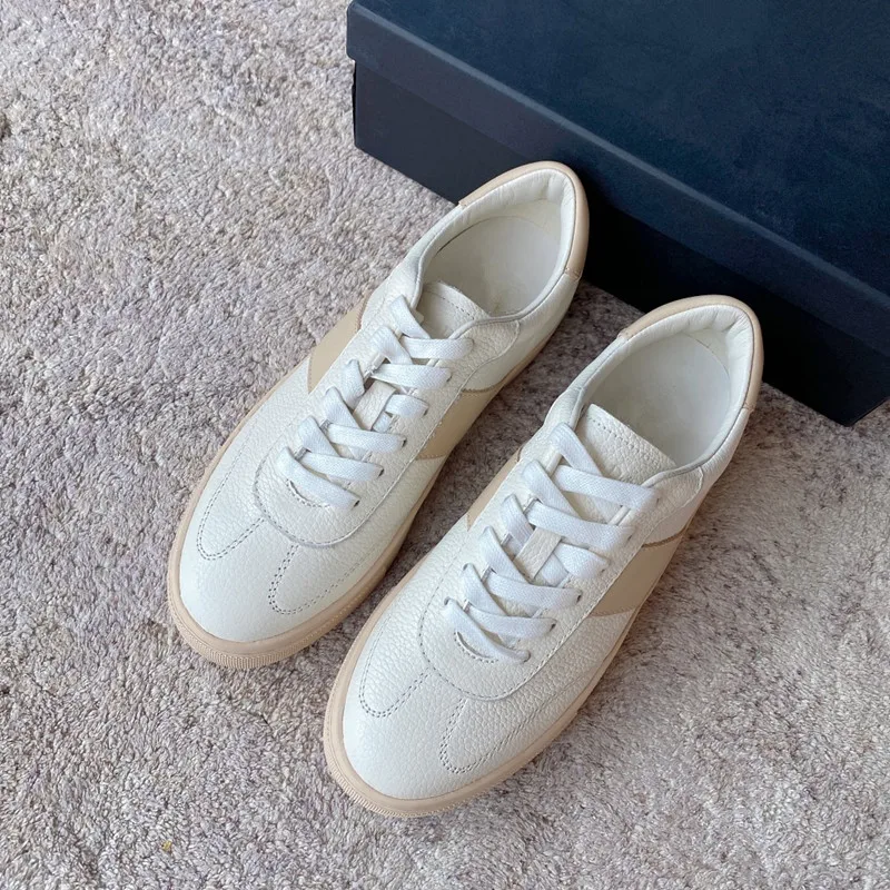 Dave&Di Shoes Women 2023 Spring New Shoes Woman England Style Patchwork Training Vulcanized  Soft Shoes Faishoon Sneakers Women