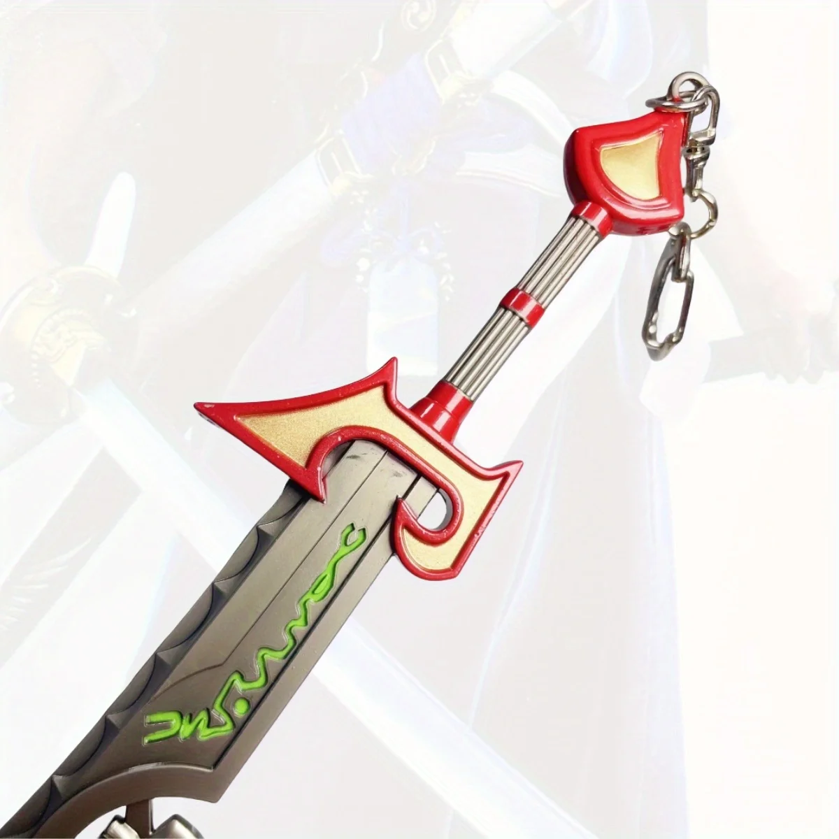 Espada Katana de Metal de 7 pulgadas World of Warcraft Ashbringer, sable samurái Original japonés, cuchillo Ninja, accesorios de Cosplay, juguete de utilería