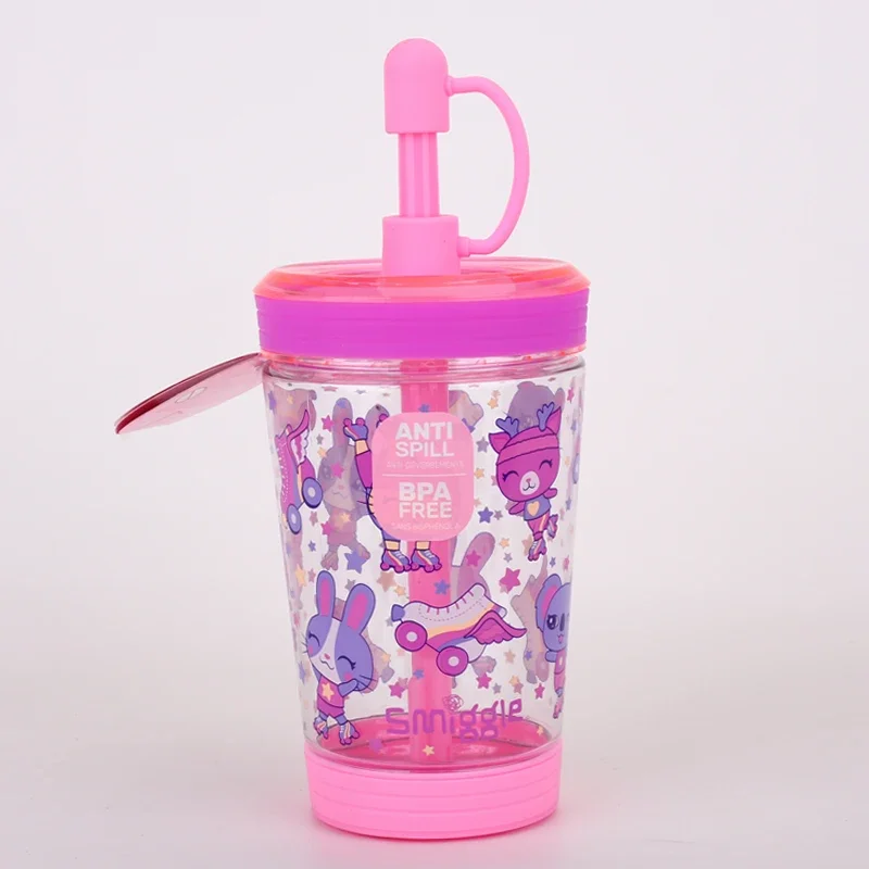 NEW Genuine Australia Smiggle Cup kid's Large-Capacity Easy-To-Clean Fruit Juice Cup Baby Sippy Cup Convenient Kettle Gift