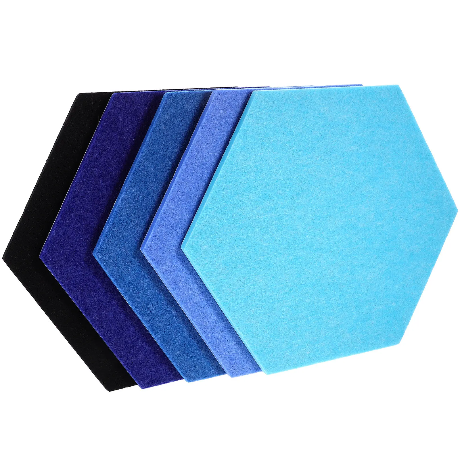5Pcs Back Adhesive Felt Board Compact Wall Mounted Notice Board for Goals Planning Study Work Life Organization Decorative