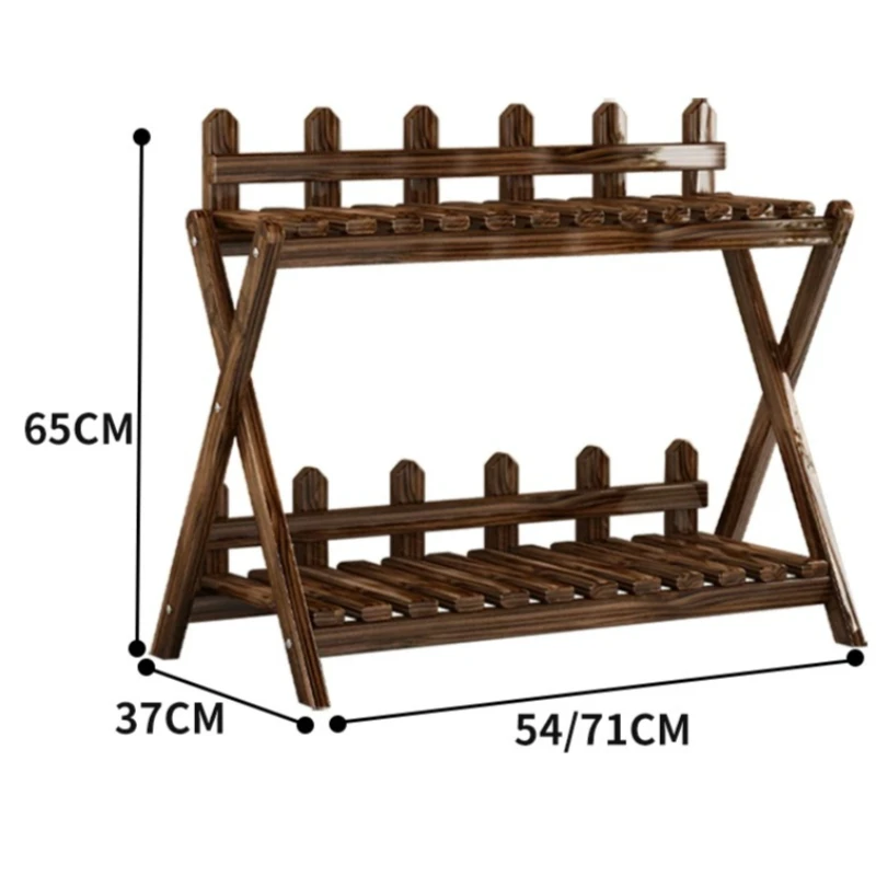 Wood Decoration Plant Shelf Indoor Small European Style Ladder Plant Stand Display Garden Estanterias Front Porch Furniture