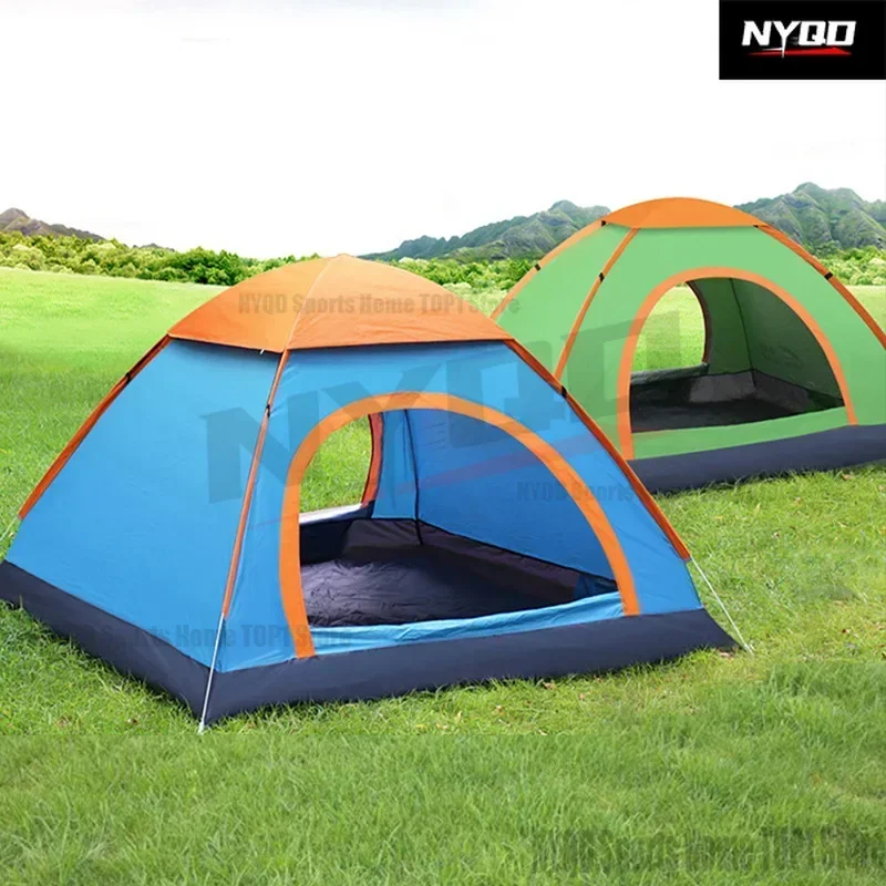 Tente extérieure 3-4 /2-3 personnes tente de camping à ouverture rapide automatique tente extérieure pour 1-2 personnes épaisse coupe-vent et super légère