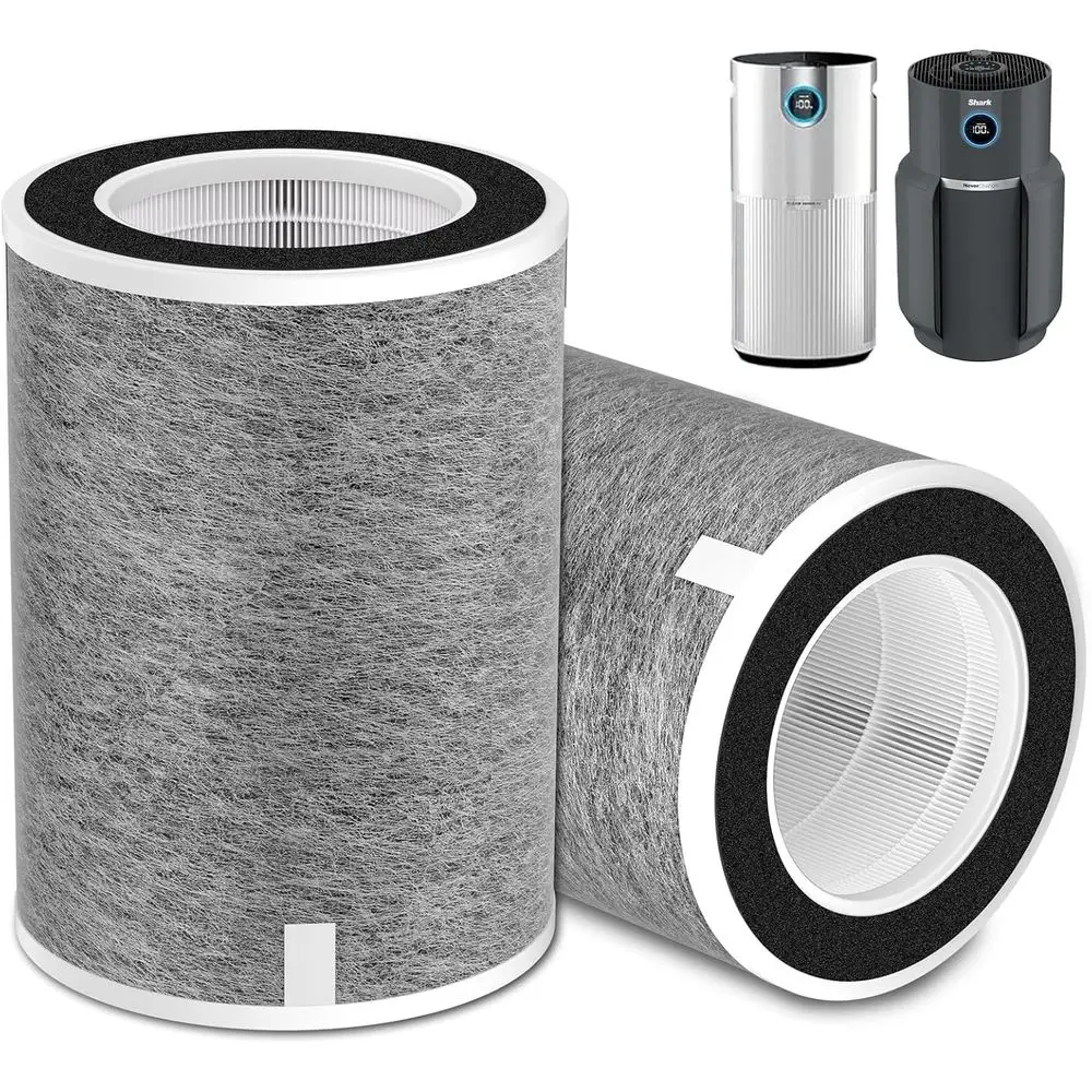 

Комплект из 2 сменных фильтров, совместимых с различными моделями, H13 True HEPA, удаление частиц на 99,97%