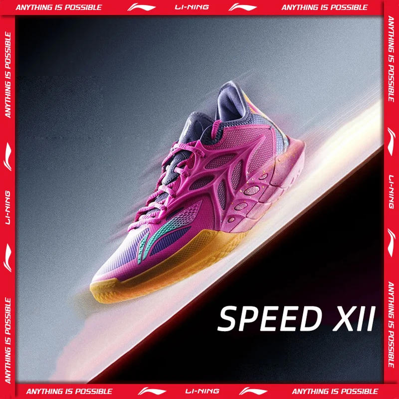 

Мужские профессиональные баскетбольные кроссовки Li-Ning SPEED XII BOOM с амортизацией и дышащей подкладкой, устойчивые кроссовки ABAV069
