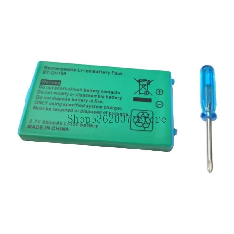 Tool for Gameboy Advance for GBA Rechargeable Li-ion Battery, 3.7V, 850mAh Large Capacity 40JB