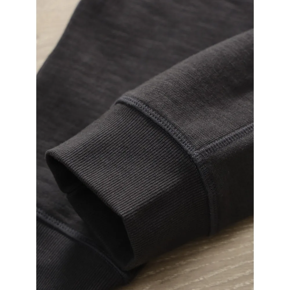 Pantaloni sportivi casual in pile caldo retrò Pantaloni slim fit in puro cotone autunno e inverno da uomo Pantaloni con coulisse in vita elastica