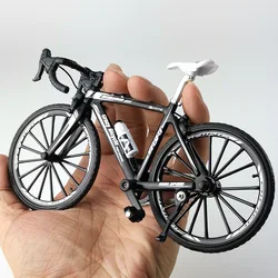 Crazy Magic Finger Bike Alloy Bicycle Model 1:10 Simulation Bicycle Bend Road Mini Racing Toys Adult Collection Gifts