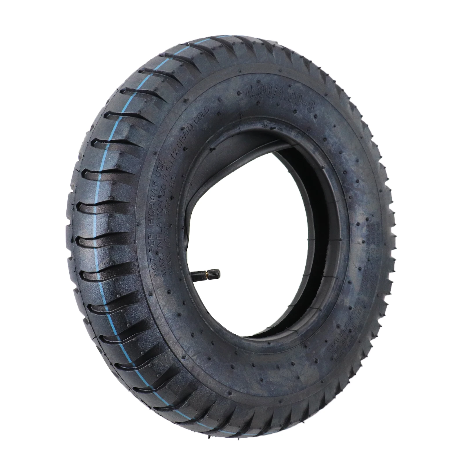 4.80/4.00-8 High quality pneumatic tires Heavy Duty Tube for Hand Trucks Dolly Lawn Mowers Snow Blowers Wheelbarrows Generators