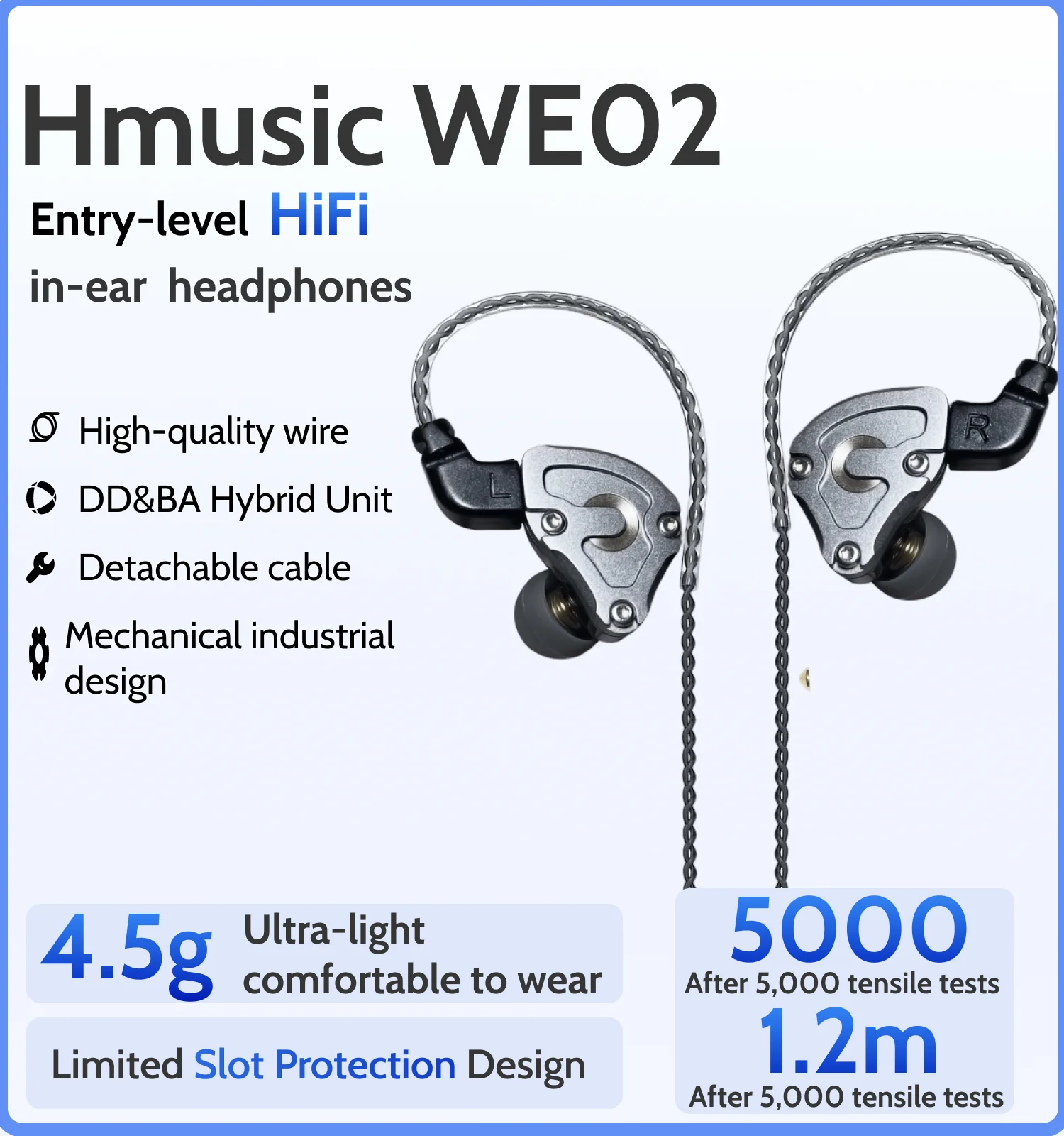 Hmusic WE02 イヤホン