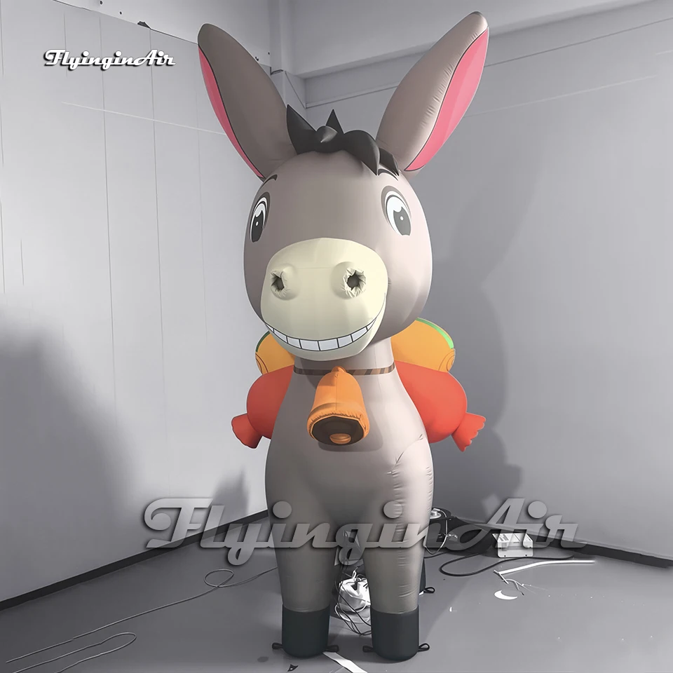 3m Giant Inflatable Donkey Shrek Animated Cartoon Character For Park Decoration