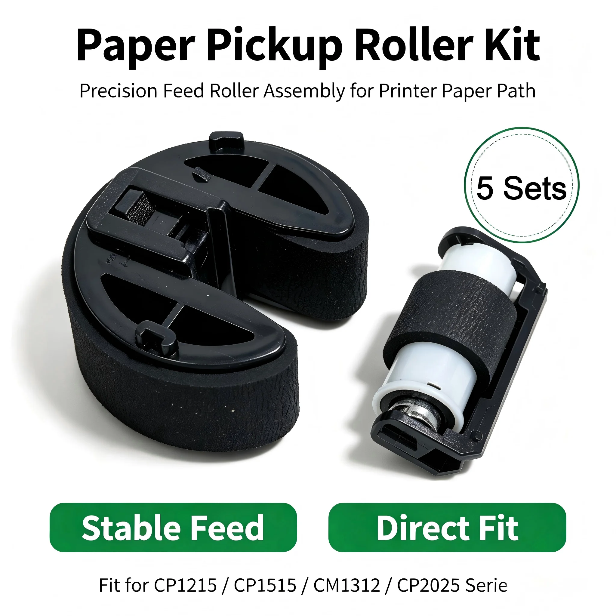5x CC430-67901 RM1-4425 Pickup Roller RM1-8765 RM1-4426 for HP CP1215 CP1515 CM1312 CM1415 CP1525 CP2025 CM2320 M251 M351 M451