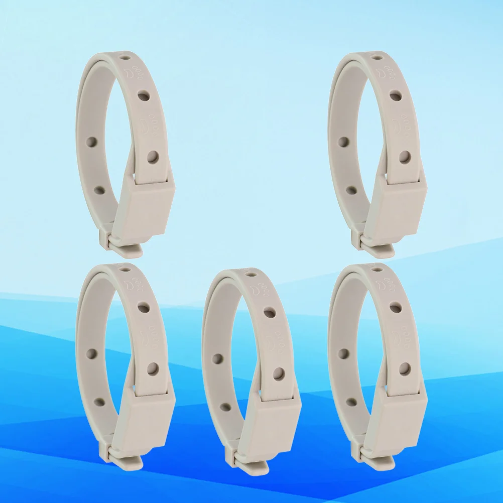 5pcs Pets Neck Dog Cat Remover Pet Protection Neck Pet Supplies (White, Suitable for Dogs)