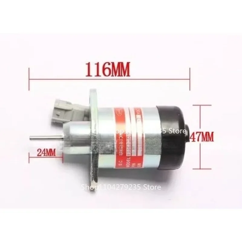 

Excavator Accessories Suitable for EC55 80D PS45CZ393 897329-5688 Flameout Solenoid Valve