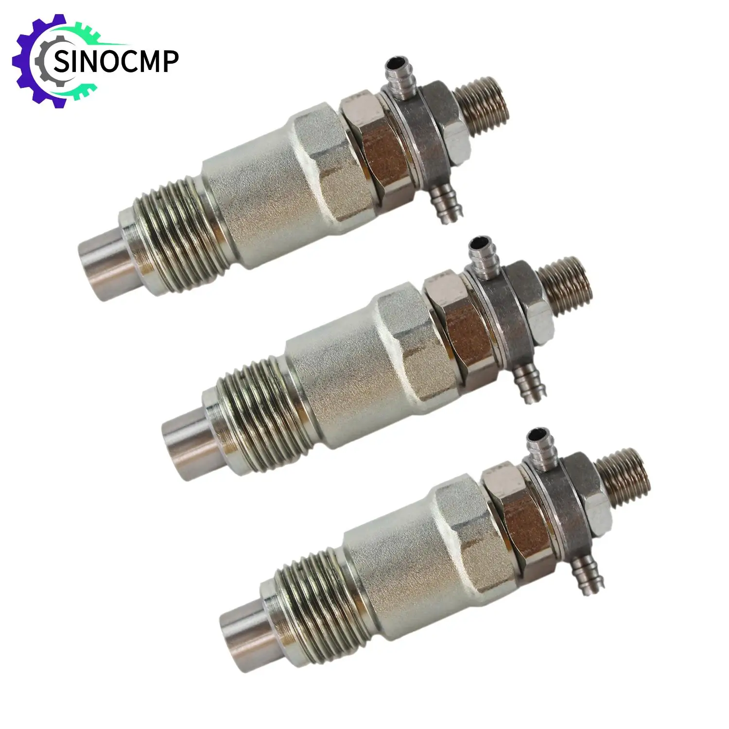 

SINOCMP 3PCS Fuel Injector Nozzle 15271-53020 70000-65209 15221-53030 for Kubota D750 D850 D950 D1302 D1402 V1702 V1902 Engine