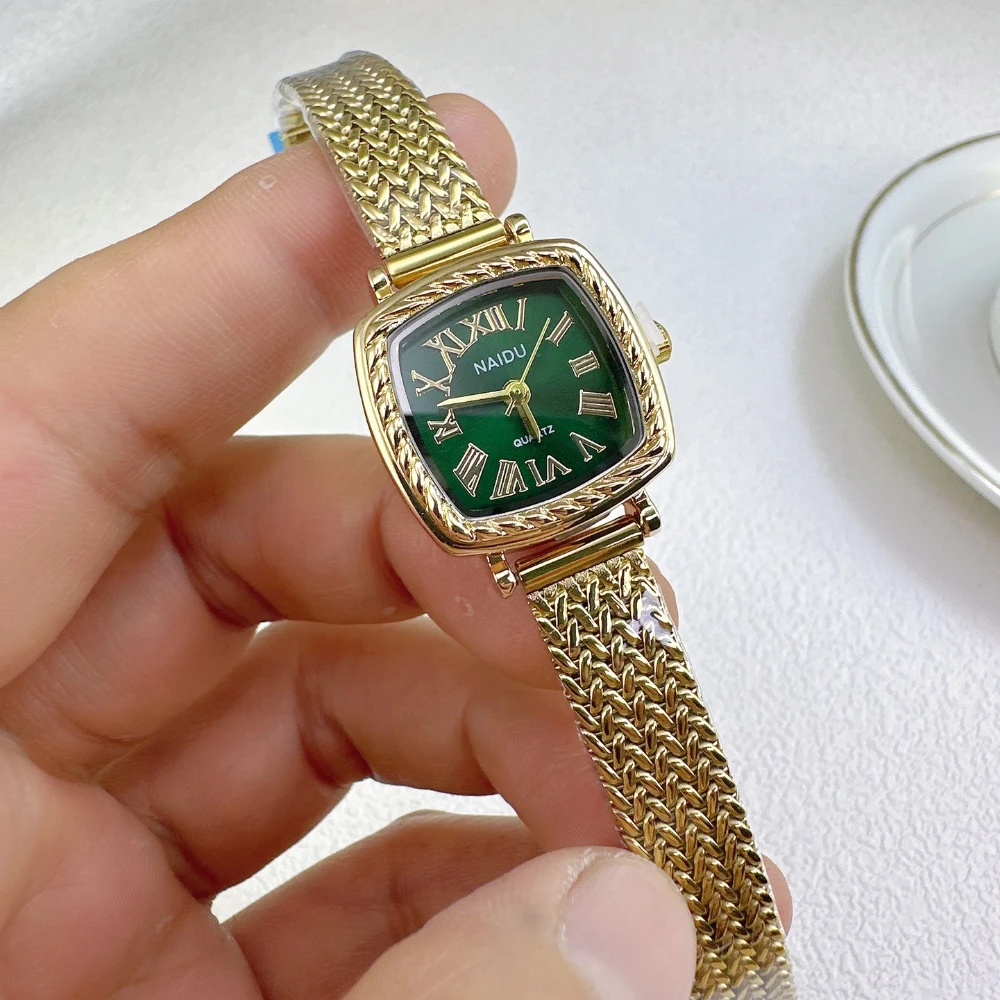 المرأة الشهيرة العلامة التجارية ساعة كوارتز فاخرة الفولاذ المقاوم للصدأ حزام ساعات المعصم Relojes Para Mujer دروبشيبينغ الهدايا Montre فام #3