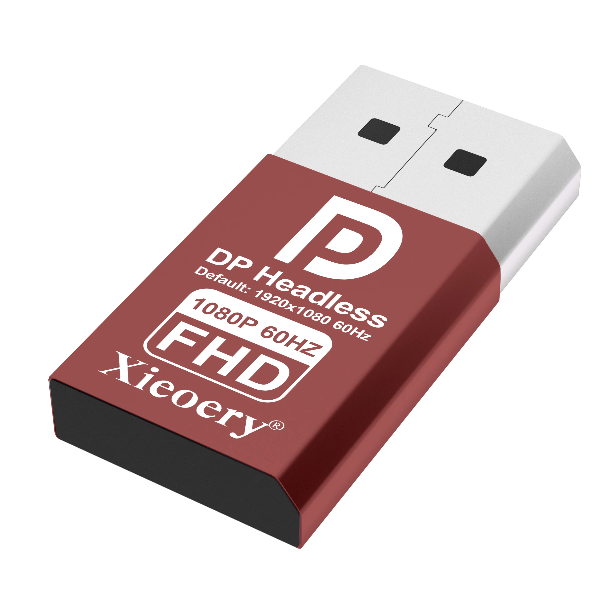 DisplayPort Dummy Plug EDID Emulator (1080p60Hz Default, 1440p30Hz, 4K17Hz) – DP Headless Ghost Adapter for Virtual Monitor