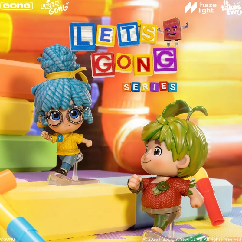 

New POP MART Let's GONG Series-It Takes Two Series-Cody / May Figure Mystery Box Gift