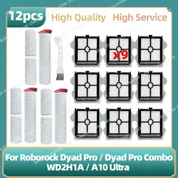 Compatible For ( Roborock Dyad Pro / Dyad Pro Combo / WD2H1A / A10 Ultra ) Parts Main Roller Soft Brush Hepa Filter Accessories