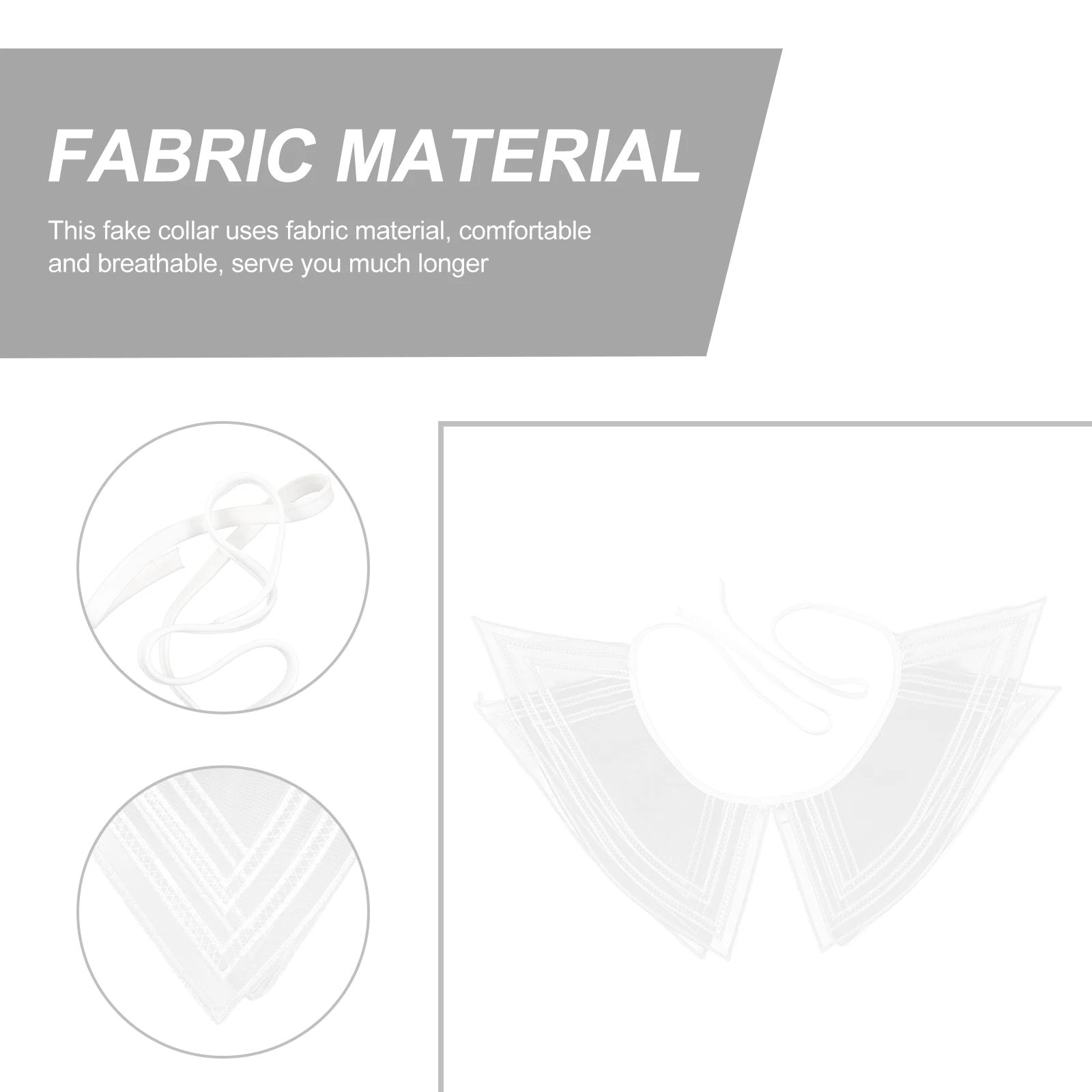 

Comfortable Lightweight Lace Doll Collar Shawl Womens Detachable Collar For Stylish Outfits And Gifts