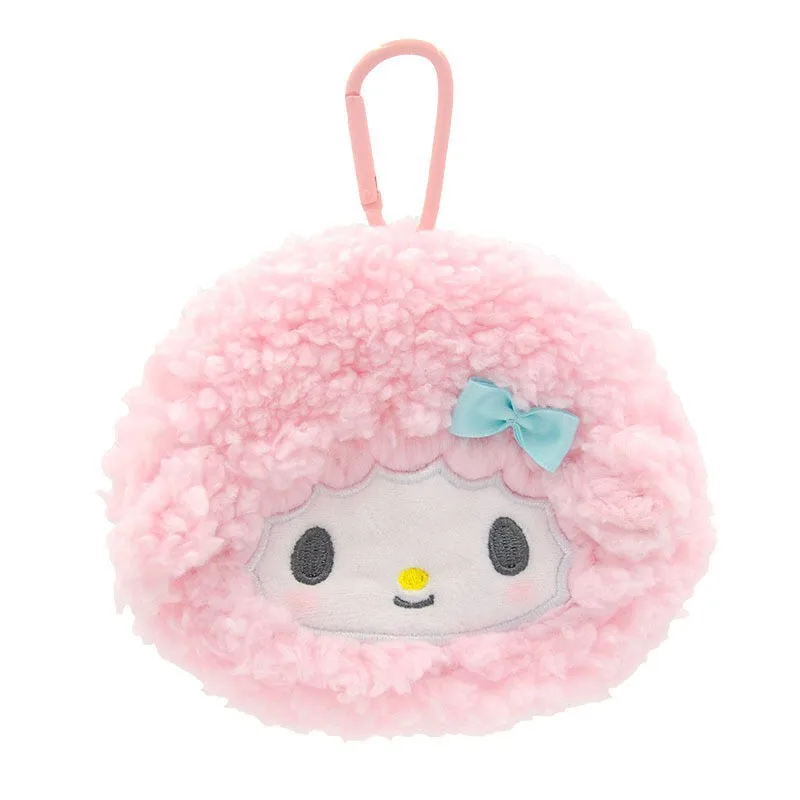 Sanrios Piano Bow My Melody Buttery Peluche Borsa per ragazza Ciondolo Portachiavi per bambola simpatico cartone animato Portafoglio portamonete Kawaii Regalo di compleanno Nuovo