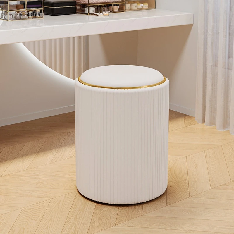 

dresser makeup chair storage with round girls bedroom Stool household multifunctional taburete almacenamiento Interior furniture