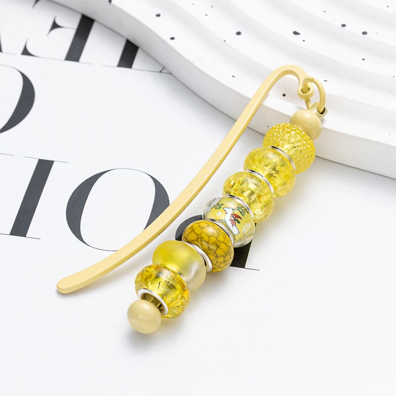 DIY Beadable Bookmark Metal Charm Pendant DIY Handmade Jewelry Accessories For Jewelry Making