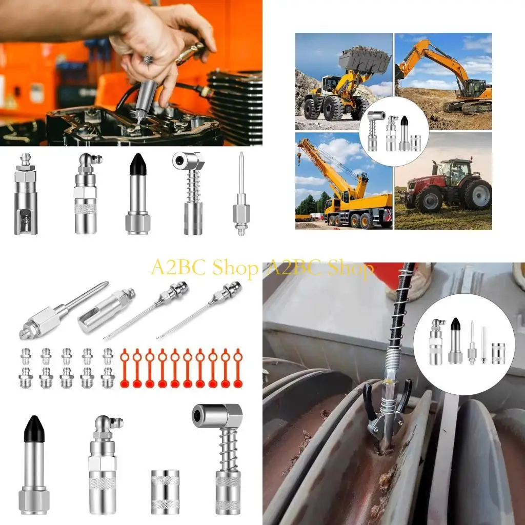 

A2BC Auto Machinery Grease Guns Fittings Coupling for Heavy Machinery Maintenance