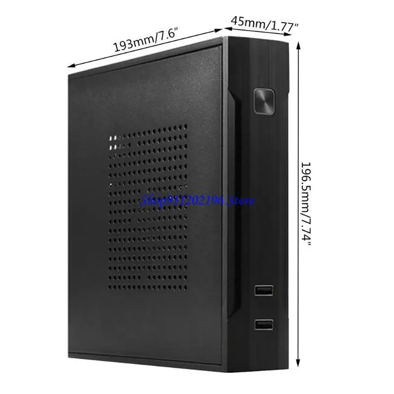 P82A QX01 GAMING PC Desktop Chassis Case Mini ITX Computer Cases para USB2.0 2.5in HDD