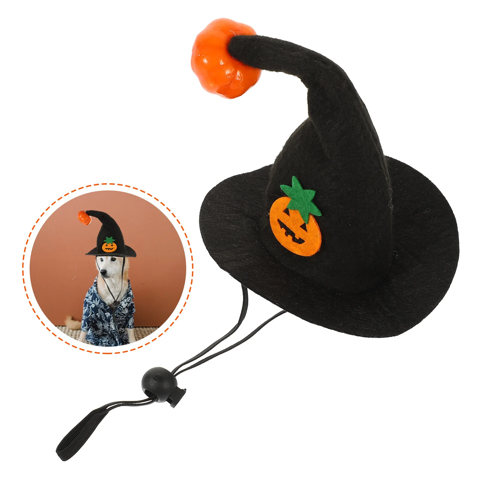 

Halloween Pumpkin Pattern Pet Hat Soft Durable Material Cat Dog Halloween Party Cosplay Hat Breathable Pet Supplies