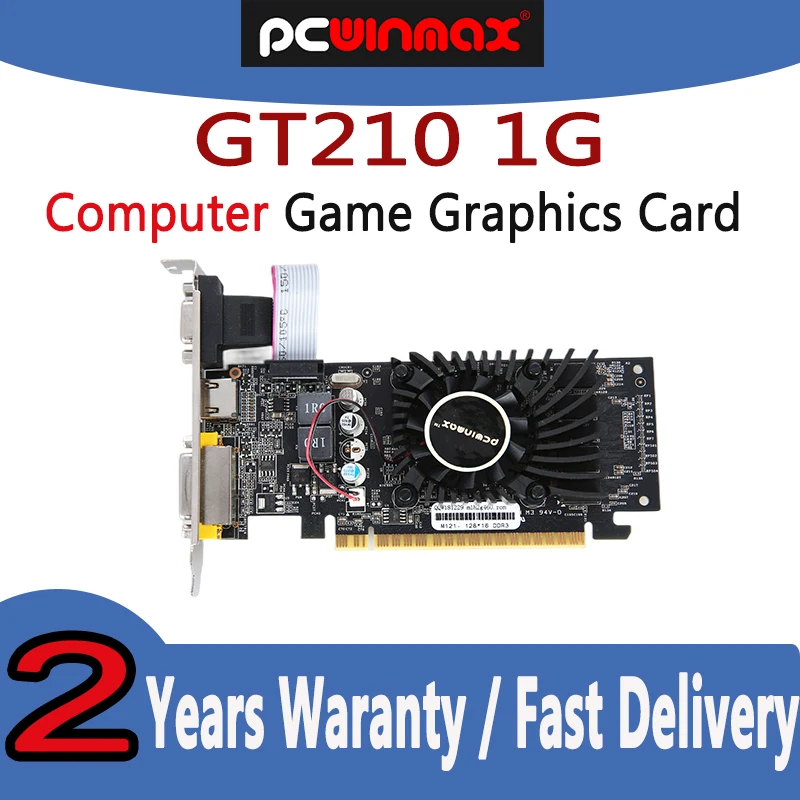 PCWINMAX GT 210-1GB DDR3 64Bit  Origina Gaming Graphic Card Low Profile  for NVDIA GeForce