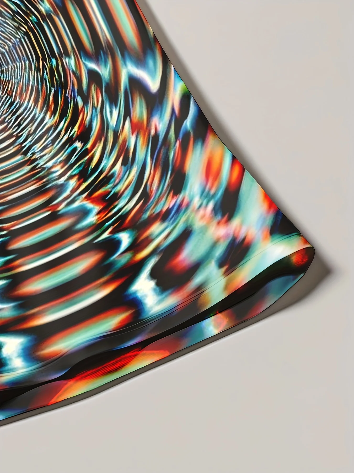 الوهم البصري نمط المبهر المطبوعة الرجال جولة الرقبة طويلة الأكمام أعلى تي شيرت لحفلة عطلة السفر اليومية #4