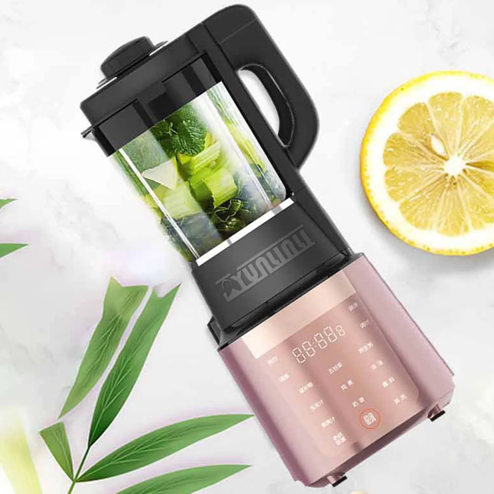 Máquina de leite de soja inteligente sem filtro multifuncional doméstico, misturador de alta velocidade, espremedor elétrico, liquidificador, espremedor