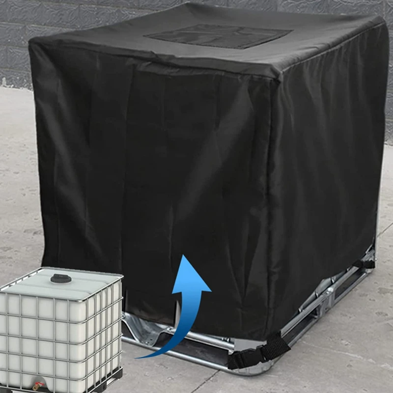 Water Tank Protective Cover 1000 Liters IBC Container Waterproof And Dustproof Cover Sunscreen Oxford Cloth 210D