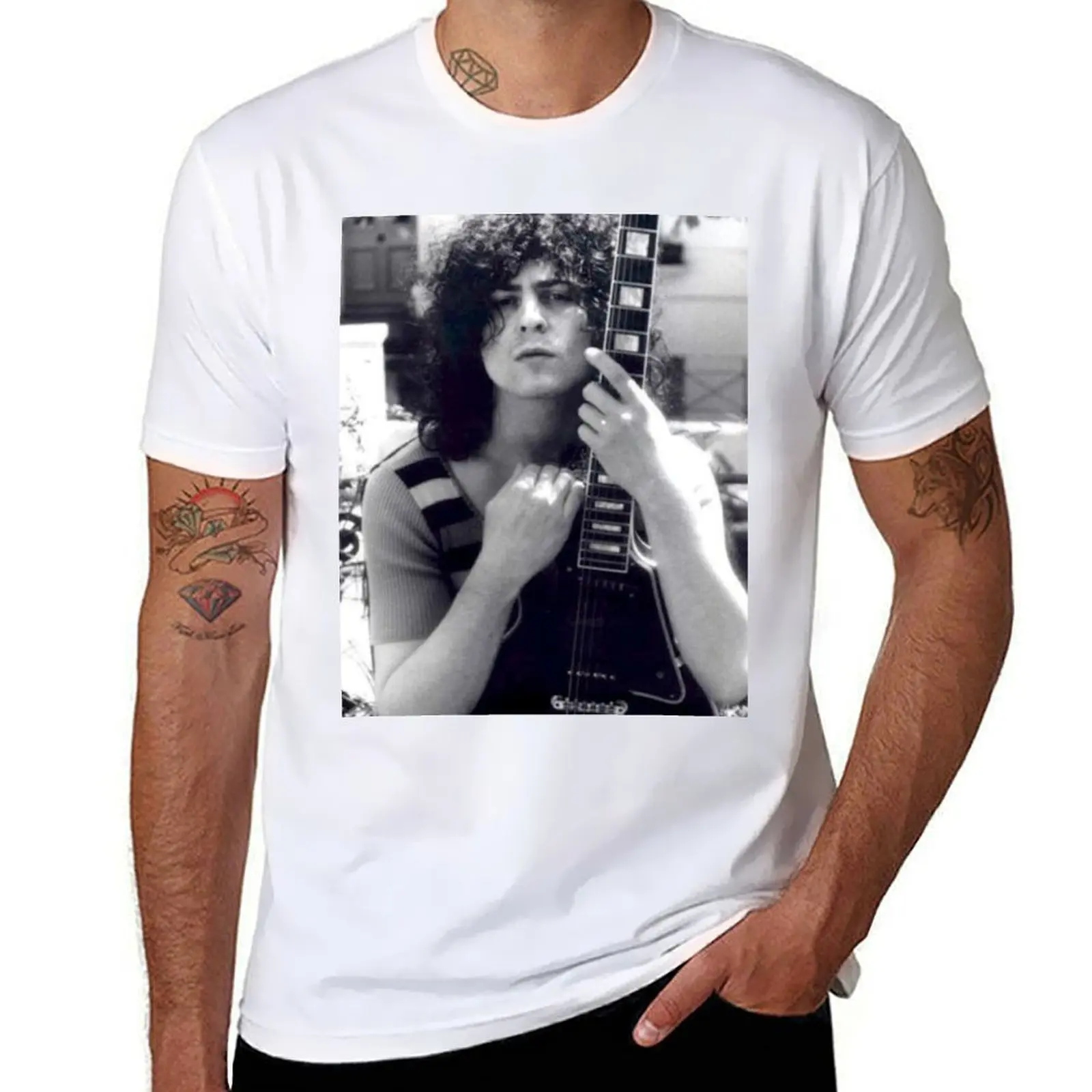marc bolan art T-Shirt Casual Loose Daily Wear T-Shirt