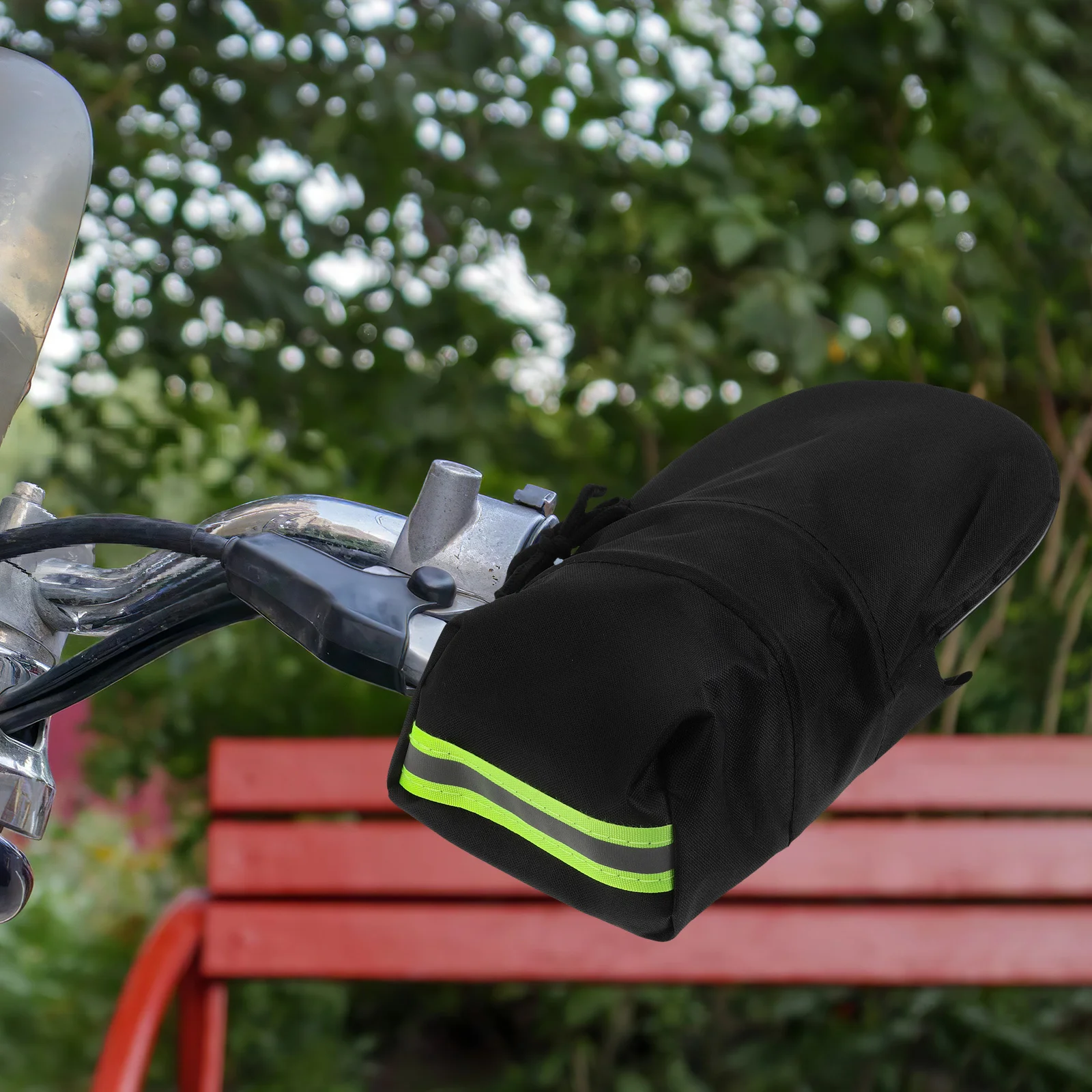 

1Pair Summer Electric Motorcycle Handlebar Gloves Uv Protection Windproof Waterproof Bike Handlebar Mitts Cycling Gloves