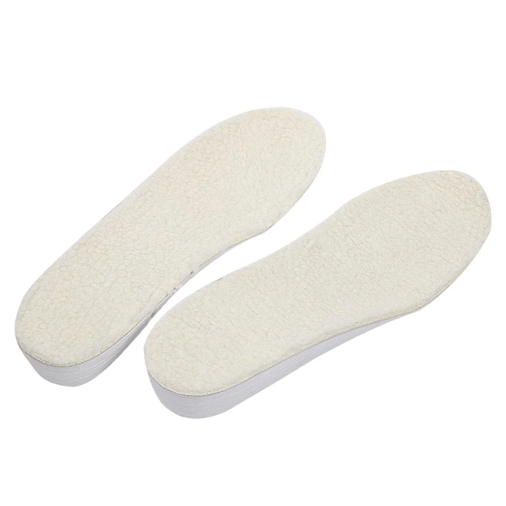 

Wool Shoe Inserts Insoles Heightening for Matching Clothes Lift Increase Beige Pads